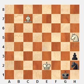 con alfil casillas negras