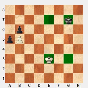 Oposición rectangular 7 peón a5