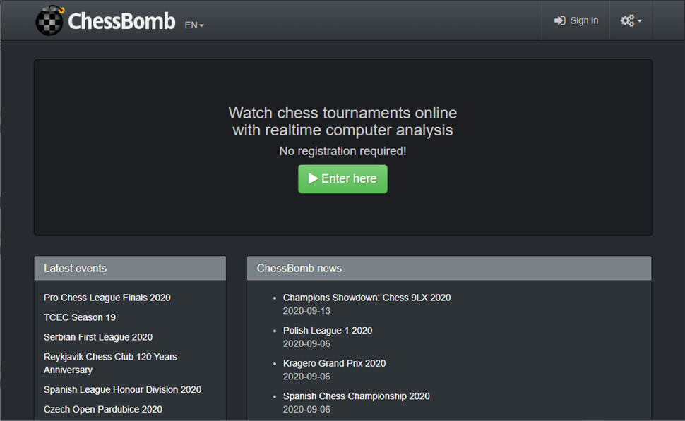 Recursos de ajedrez online 25 Recursos chess bomb