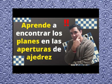 reconocer los planes en ajedrez