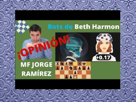 jugando contra Beth Harmon